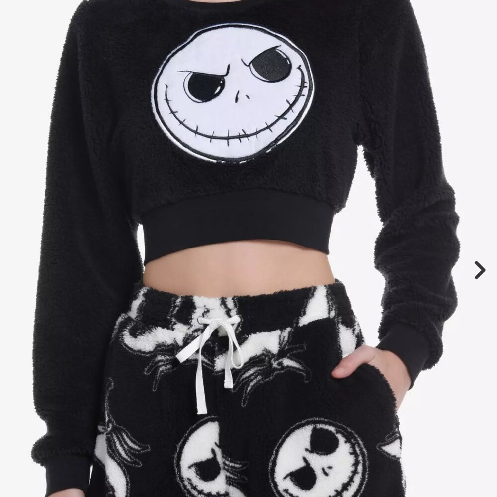 Hot topic NBC Jack skellington PJ set